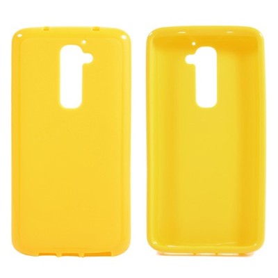 „Jelly Case“ geltonas LG G2 dėklas (dėkliukas) / Priedai.lt