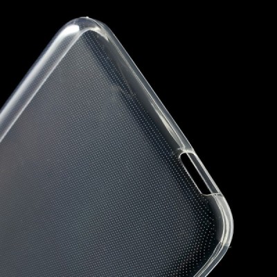 HTC Desire 820 skaidrus (permatomas) kieto silikono TPU ploniausias pasaulyje bespalvis dėklas / Priedai.lt