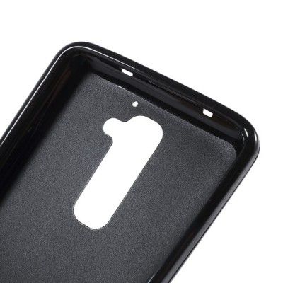 „Jelly Case“ juodas LG G2 dėklas (dėkliukas) / Priedai.lt
