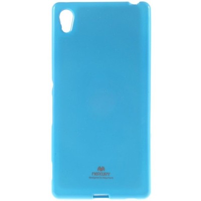 Sony Xperia Z3+ Plius šviesiai mėlynas Mercury kieto silikono (TPU) dėklas / Priedai.lt