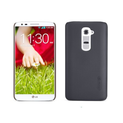 „Nillkin“ Super Frosted juodas LG G2 dėklas (dėkliukas) / Priedai.lt