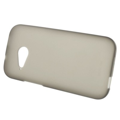 HTC One mini 2 (M8 mini) kieto silikono TPU pilkas (matinis) dėklas - nugarėlė / Priedai.lt