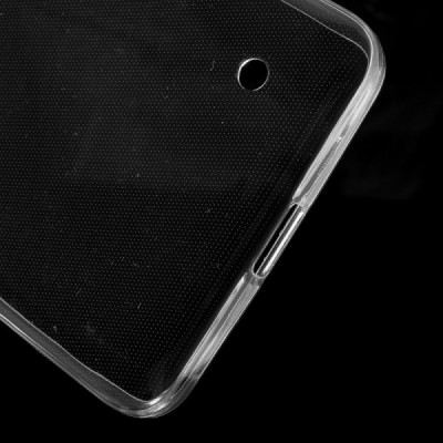 Microsoft Lumia 640 skaidrus (permatomas) kieto silikono TPU ploniausias pasaulyje bespalvis dėklas / Priedai.lt