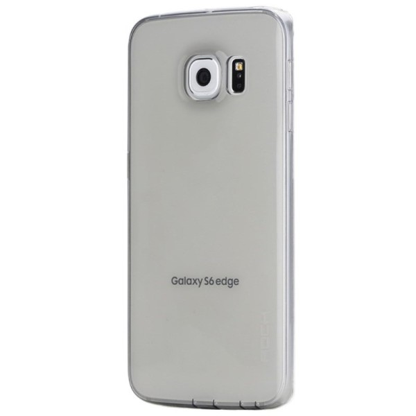 „ROCK“ Jacket TPU läbipaistev kaaned - hall (Galaxy S6 Edge)