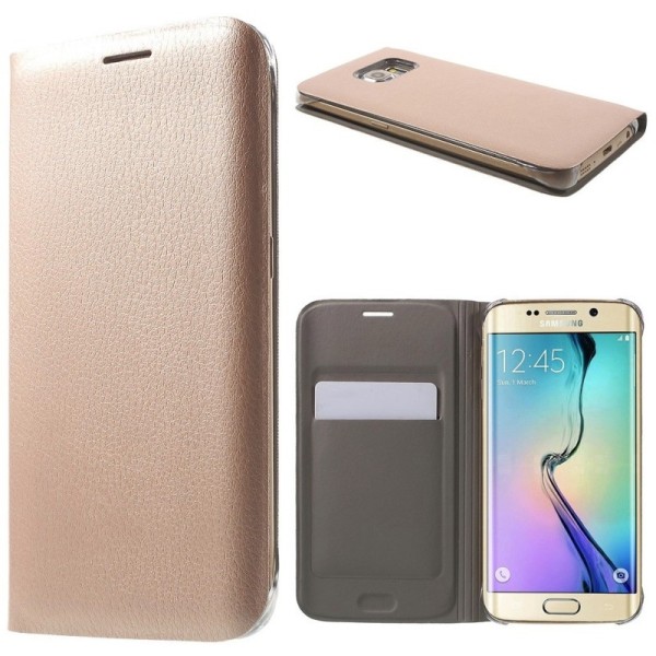 „Smart Wallet“ tahke kaaned - roosa (Galaxy S6 Edge)