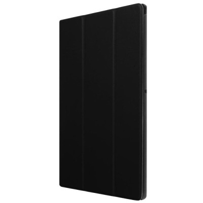 Sony Xperia Tablet Z4 atverčiamas juodas odinis dėklas - knygutė / Priedai.lt
