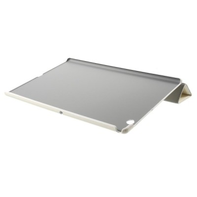 Sony Xperia Tablet Z4 atverčiamas baltas odinis dėklas - knygutė / Priedai.lt
