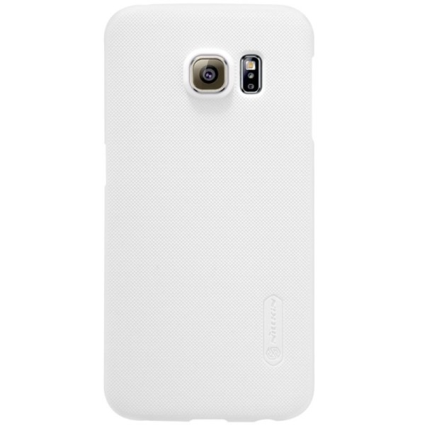 „Nillkin“ Frosted Shield kaaned - valge + ekraani kaitse (Galaxy S6 Edge)