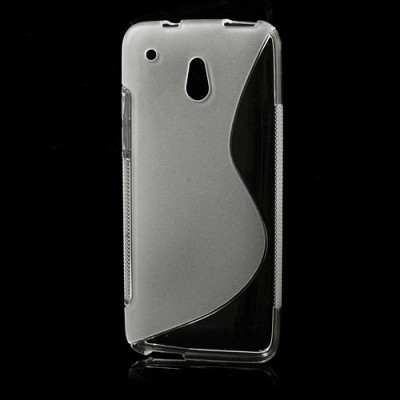 HTC One mini skaidrus silikoninis dėklas / Priedai.lt