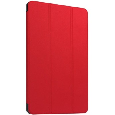 Huawei MediaPad T1 10 atverčiamas raudonas odinis dėklas - knygutė (sulankstomas) / Priedai.lt