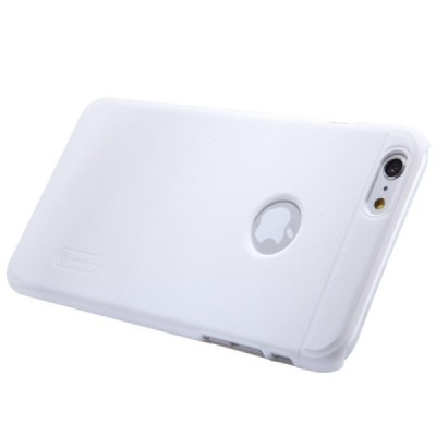 Nillkin Frosted Shield Apple iPhone 6 Plus (6s Plus) baltas plastikinis dėklas + apsauginė ekrano plėvelė / Priedai.lt