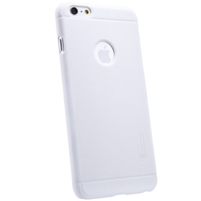 Nillkin Frosted Shield Apple iPhone 6 Plus (6s Plus) baltas plastikinis dėklas + apsauginė ekrano plėvelė / Priedai.lt