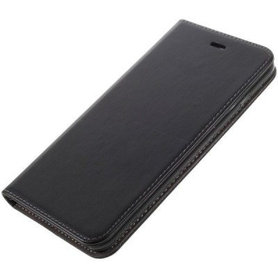 Apple iPhone 6 Plus „2in1“ solidus atverčiamas juodas odinis dėklas - knygutė / Priedai.lt