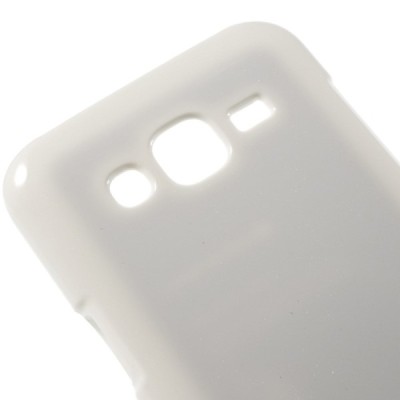 Samsung Galaxy J5 Mercury baltas kieto silikono tpu dėklas - nugarėlė / Priedai.lt