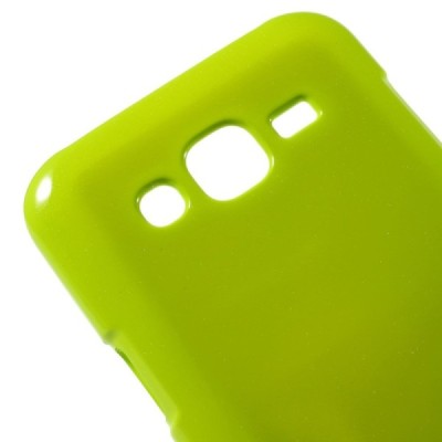 Samsung Galaxy J5 Mercury žalias kieto silikono tpu dėklas - nugarėlė / Priedai.lt