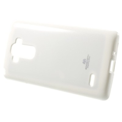 LG G4 Stylus (H635) Mercury baltas kieto silikono tpu dėklas - nugarėlė / Priedai.lt