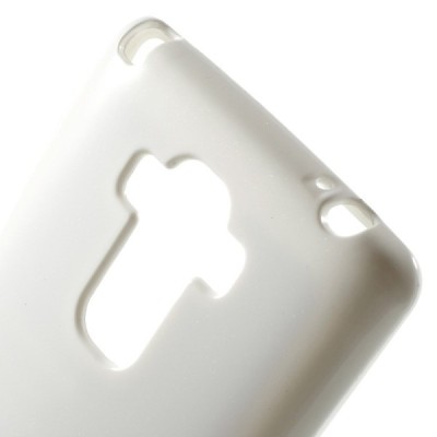LG G4 Stylus (H635) Mercury baltas kieto silikono tpu dėklas - nugarėlė / Priedai.lt