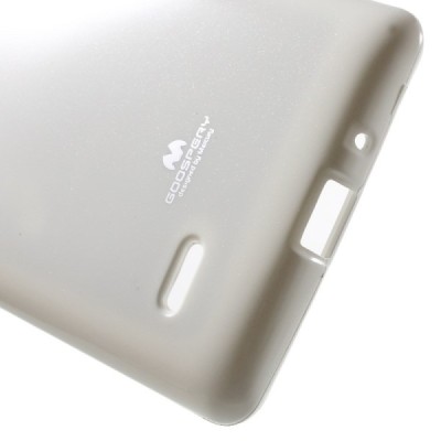 LG G4 Stylus (H635) Mercury baltas kieto silikono tpu dėklas - nugarėlė / Priedai.lt