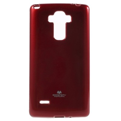 LG G4 Stylus (H635) Mercury raudonas kieto silikono tpu dėklas - nugarėlė / Priedai.lt