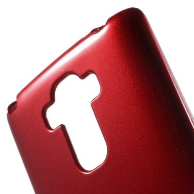 LG G4 Stylus (H635) Mercury raudonas kieto silikono tpu dėklas - nugarėlė / Priedai.lt