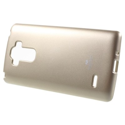 LG G4 Stylus (H635) Mercury auksinis kieto silikono tpu dėklas - nugarėlė / Priedai.lt