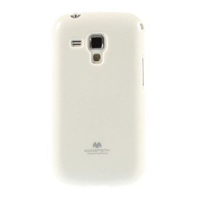 Samsung Galaxy S Duos 2 S7582, S Duos S7562, Trend S7560, Trend Plus S7580 baltas Mercury kieto silikono (TPU) dėklas / Priedai.