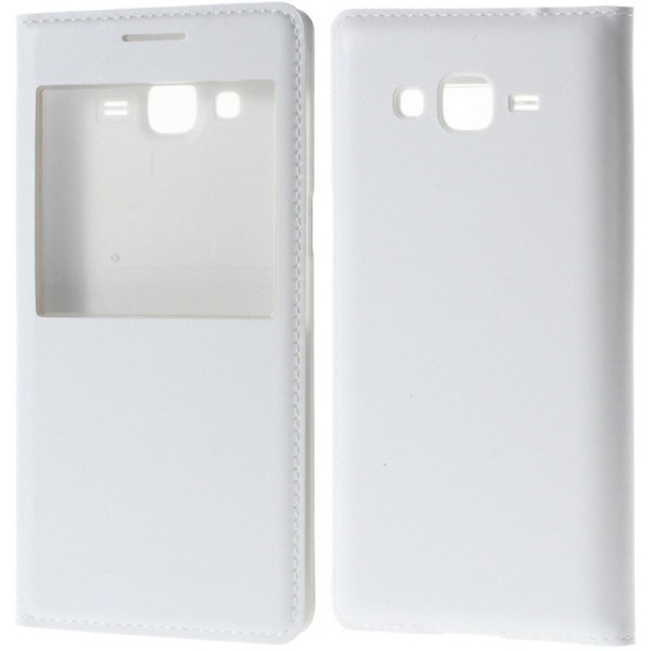 „Smart Window“ tahke kaaned - valge (Galaxy Grand Prime)