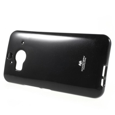 HTC One M9+ Plus juodas Mercury kieto silikono (TPU) dėklas / Priedai.lt
