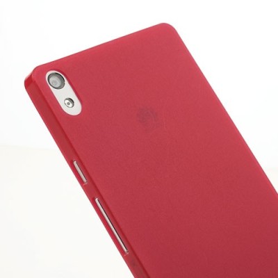 Ploniausias pasaulyje raudonas Huawei Ascend P6 dėklas (dėkliukas) / Priedai.lt