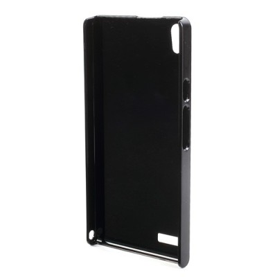 „Plasto Case“ juodas Huawei Ascend P6 dėklas (dėkliukas) / Priedai.lt