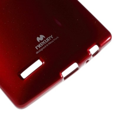 LG G4 (H815) raudonas Mercury kieto silikono (TPU) dėklas / Priedai.lt