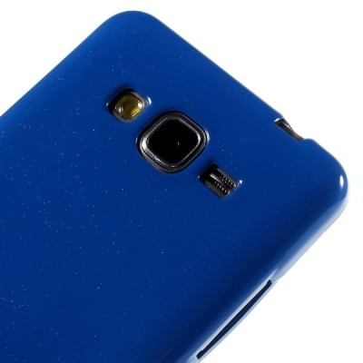 Samsung Galaxy Grand Prime (G530) mėlynas Mercury kieto silikono (TPU) dėklas / Priedai.lt