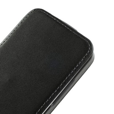 Atverčiamas HTC One mini juodas odinis dėklas / Priedai.lt