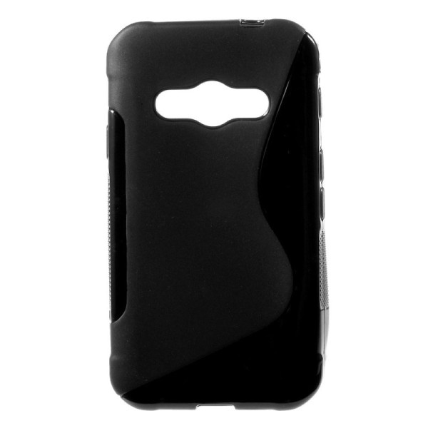 Kõva silikoon (TPU) kaaned - must (Galaxy Xcover 3)