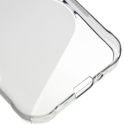 Samsung Galaxy Xcover 3 (G388) skaidrus (permatomas) kieto silikono TPU pilkas dėklas - nugarėlė / Priedai.lt
