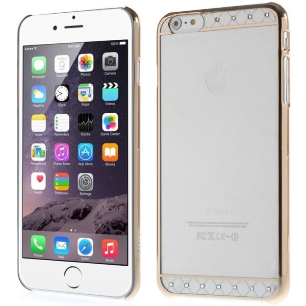 „X-Fitted“ Lace Swarovski kaaned - kuldne (iPhone 6 Plus / 6S Plus)
