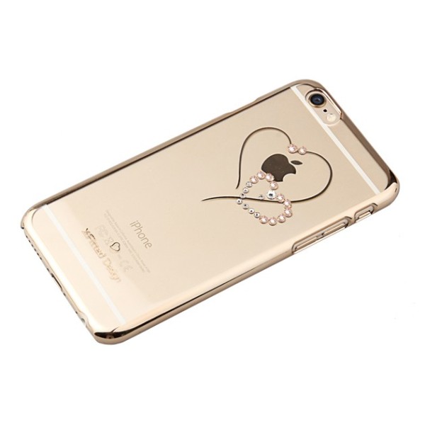 „X-Fitted“ Telesthesia Swarovski kaaned - kuldne (iPhone 6 / 6S)
