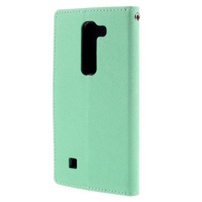LG G4c (H525) Mercury mėtinis atverčiamas dėklas - piniginė / Priedai.lt