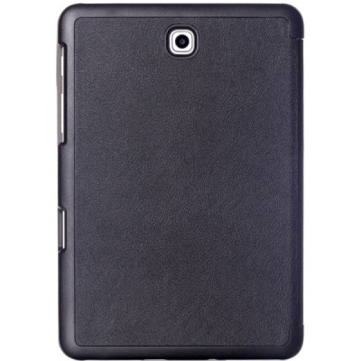 Samsung Galaxy Tab S2 8.0 (T715, T710) atverčiamas juodas odinis dėklas - knygutė (sulankstomas) / Priedai.lt