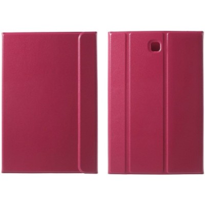 Samsung Galaxy Tab S2 8.0 (T715, T710) Smart Case atverčiamas tamsiai rožinis odinis dėklas / Priedai.lt