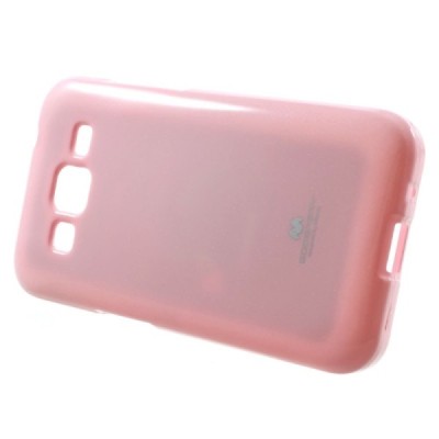Samsung Galaxy Core Prime šviesiai rožinis Mercury kieto silikono (TPU) dėklas / Priedai.lt