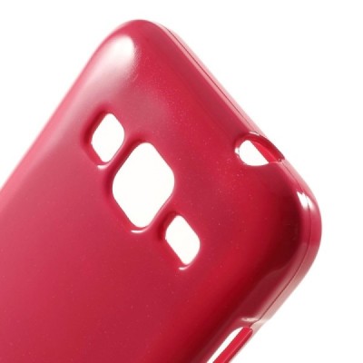 Samsung Galaxy Core Prime tamsiai rožinis (koralinis) Mercury kieto silikono (TPU) dėklas / Priedai.lt