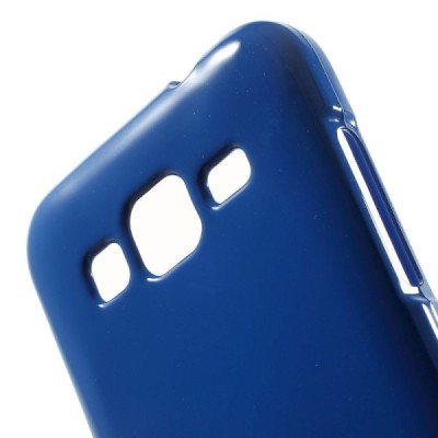 Samsung Galaxy Core Prime mėlynas Mercury kieto silikono (TPU) dėklas / Priedai.lt