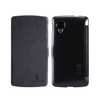 „Nillkin“ Fresh atverčiamas juodas LG Nexus 5 E980 dėklas (dėkliukas) / Priedai.lt