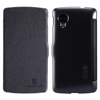 „Nillkin“ Fresh atverčiamas juodas LG Nexus 5 E980 dėklas (dėkliukas) / Priedai.lt