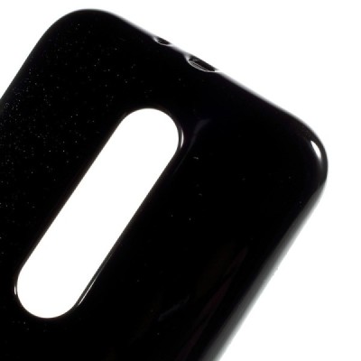Motorola Moto G 3 kartos (Gen 3) juodas Mercury kieto silikono (TPU) dėklas / Priedai.lt
