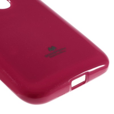 Motorola Moto G 3 kartos (Gen 3) tamsiai rožinis (koralinis) Mercury kieto silikono (TPU) dėklas / Priedai.lt