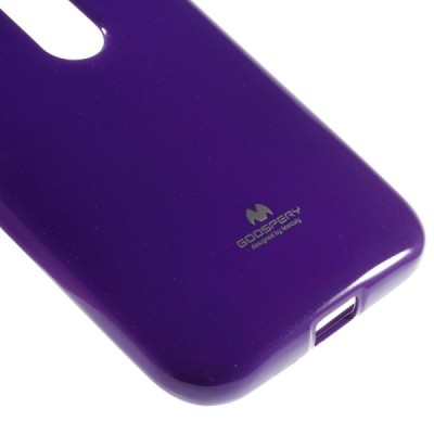 Motorola Moto G 3 kartos (Gen 3) violetinis Mercury kieto silikono (TPU) dėklas / Priedai.lt