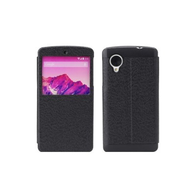 „ROCK“ Excel atverčiamas juodas LG Nexus 5 E980 dėklas (dėkliukas) / Priedai.lt