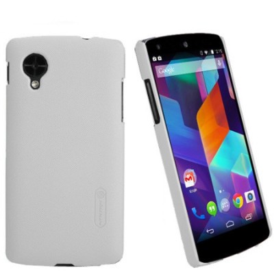„Nillkin“ Super Frosted baltas LG Nexus 5 E980 dėklas (dėkliukas) / Priedai.lt